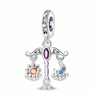 Silver Tarot Justice Scales Sun and Moon